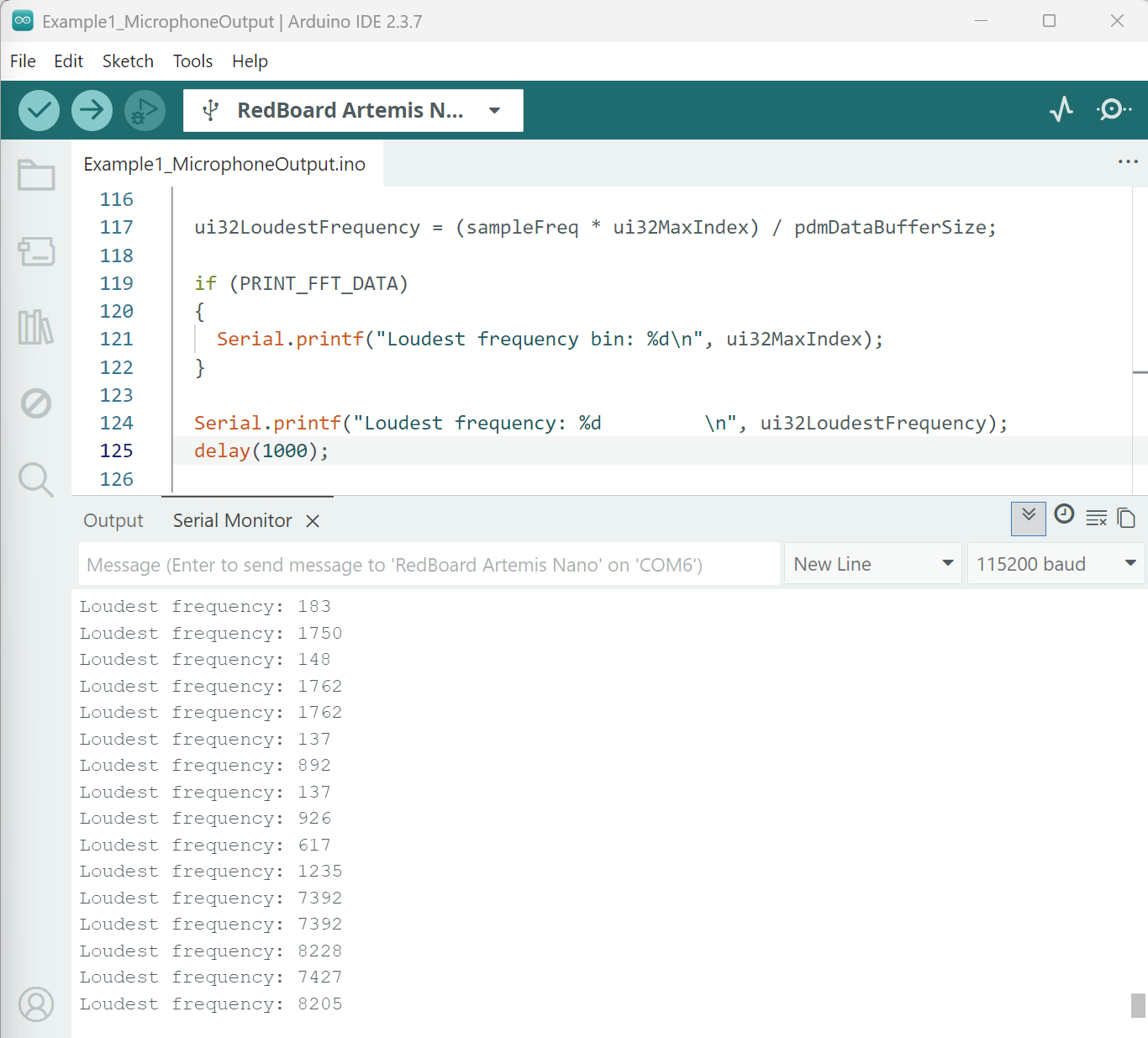 microphone changes value